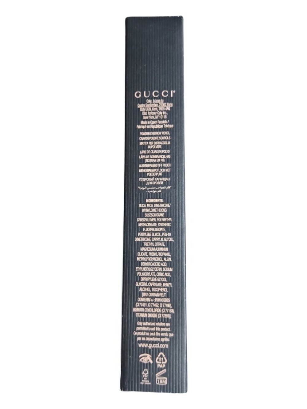 Gucci NIB Crayon Definition Sourcils Powder Eyebrow Pencil - Picture 6 of 7